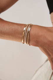 LILI CLASPE Raissa Small 14kt Gold-Plated Chain Bracelet-The Shop Laguna Beach