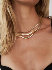 LILI CLASPE Raissa Large 14kt Gold-Plated Chain Necklace-The Shop Laguna Beach