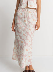RHYTHM Mimi Floral Bias Maxi Skirt-The Shop Laguna Beach