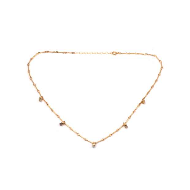 MAY MARTIN Kalani Opal/Gemstone Necklace-The Shop Laguna Beach
