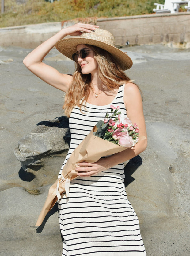 KEEN THE LABEL Suni Stripe Knit Tank Dress-The Shop Laguna Beach