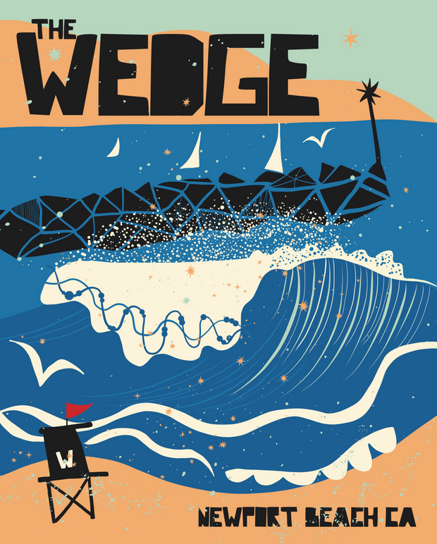 DANIELLA MANINI The Wedge Art Print - 8" X 10"-The Shop Laguna Beach