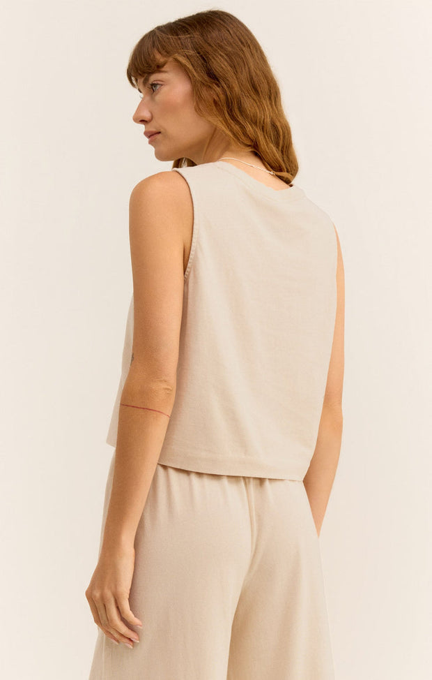 Z SUPPLY Sloane Cotton Jersey Tank - More Colors Available-The Shop Laguna Beach