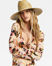 BILLABONG <br> New Comer Straw Lifeguard Hat <br><small><i> (More Colors Available) </small></i>-The Shop Laguna Beach