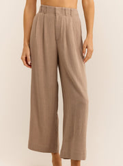 Z SUPPLY Farah Linen Trouser Pant - More Colors Available-The Shop Laguna Beach
