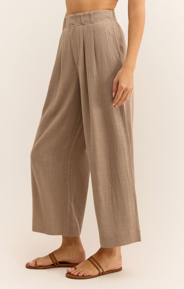Z SUPPLY Farah Linen Trouser Pant - More Colors Available-The Shop Laguna Beach
