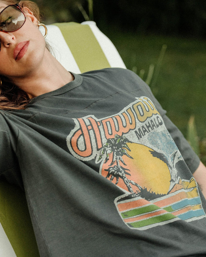 JUNK FOOD Hawaii Mahalo Jersey Tee