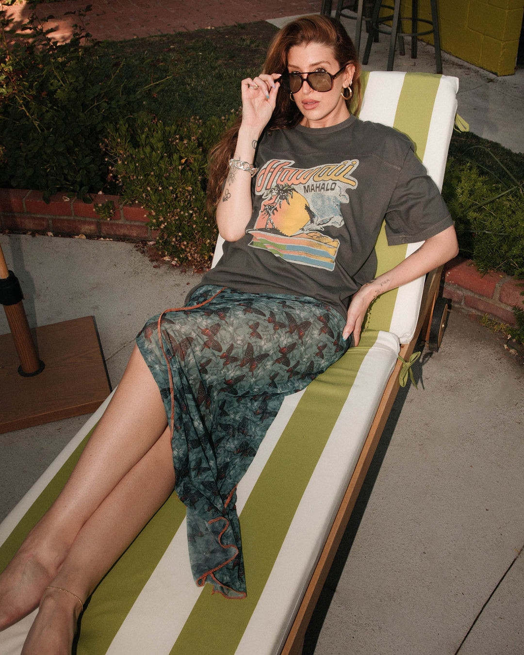JUNK FOOD Hawaii Mahalo Jersey Tee