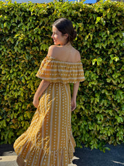 KEEN THE LABEL Skylar Off-Shoulder Midi Dress-The Shop Laguna Beach