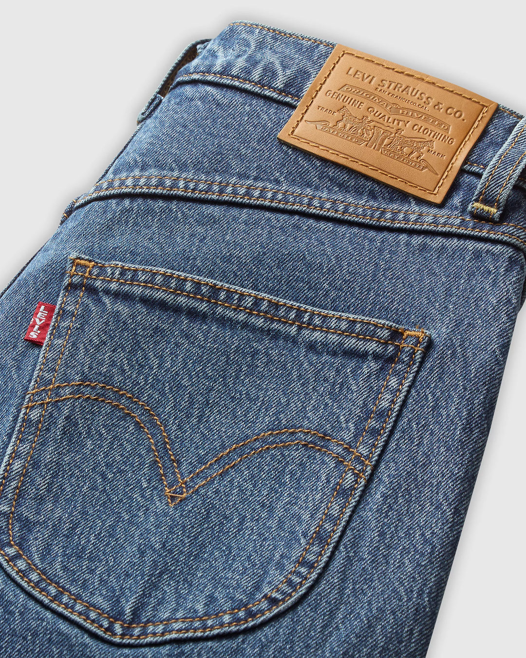 LEVI'S Ribcage Western Yoke Jean - Valley View Stone-The Shop Laguna Beach