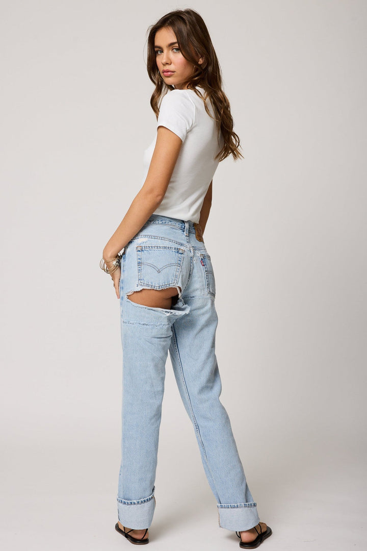 STILLWATER Slim Rib Baby Tee-The Shop Laguna Beach