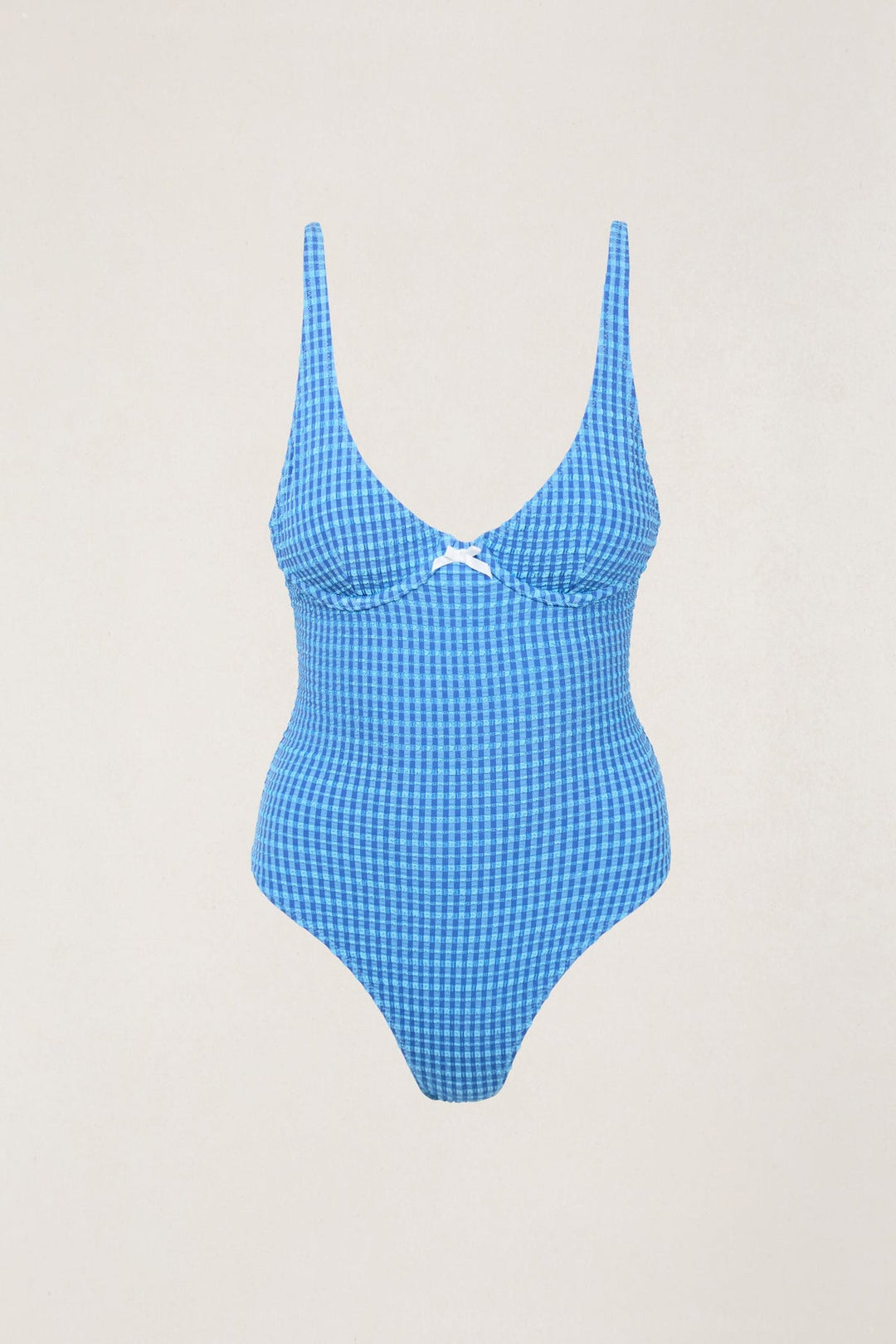 RHYTHM Lola Check Underwire One Piece-The Shop Laguna Beach