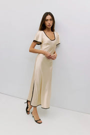 KEEN THE LABEL Emilie Short Sleeve Maxi Dress-The Shop Laguna Beach