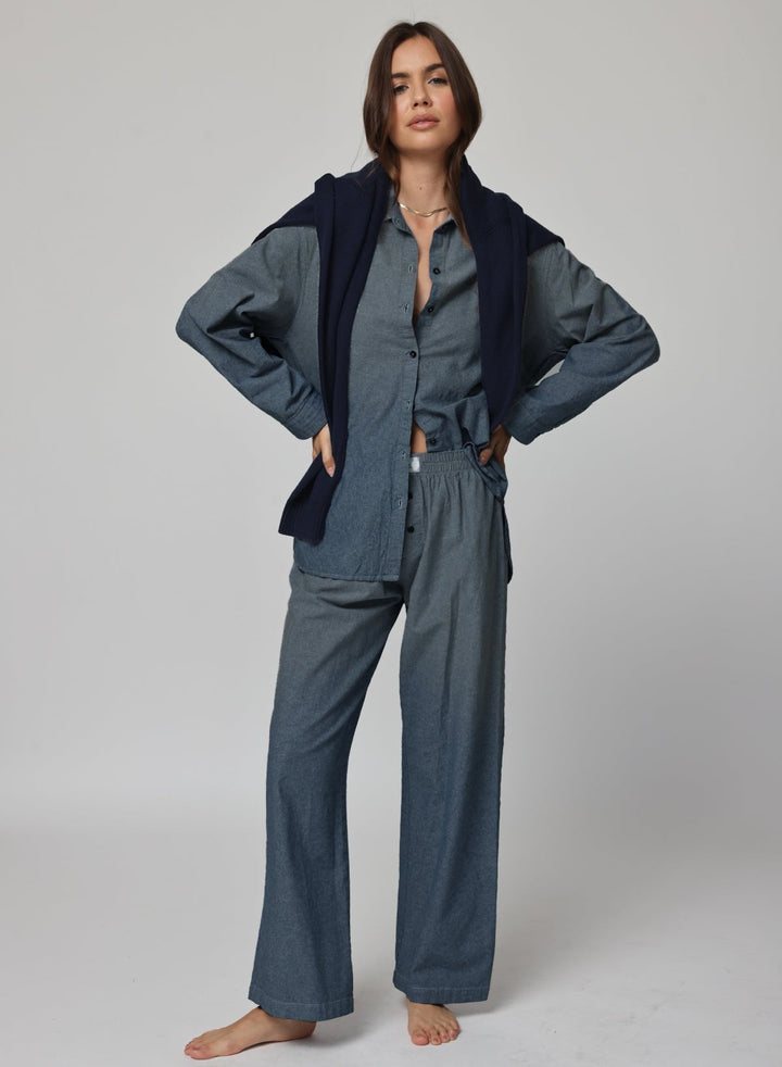 STILLWATER The Denim Chambre Boxer Pant-The Shop Laguna Beach