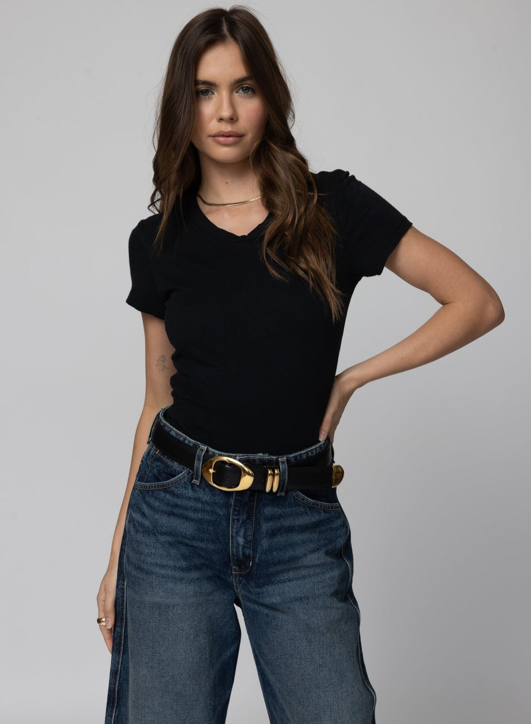 STILLWATER Rib Slim Baby Tee-The Shop Laguna Beach