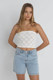 RHYTHM Islander Knit Tube Top-The Shop Laguna Beach
