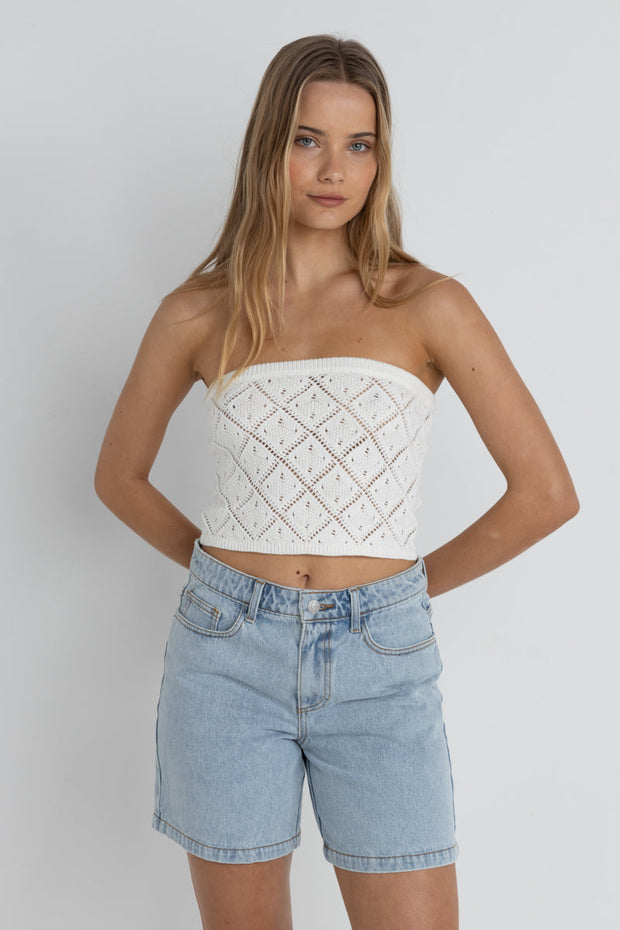 RHYTHM Islander Knit Tube Top-The Shop Laguna Beach