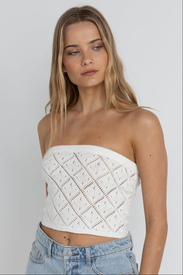 RHYTHM Islander Knit Tube Top-The Shop Laguna Beach