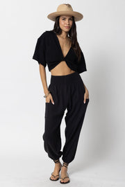 STILLWATER Easy Cargo Cotton Gauze Beach Pant-The Shop Laguna Beach