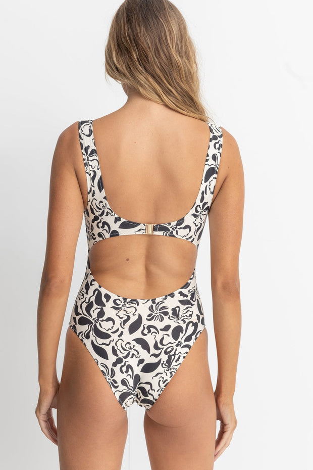 RHYTHM Sundance Floral Square-Neck One Piece-The Shop Laguna Beach