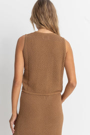 RHYTHM Jossie Knit Vest Top-The Shop Laguna Beach