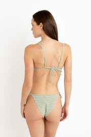 RHYTHM Lola Check Sliding Tri Top-The Shop Laguna Beach
