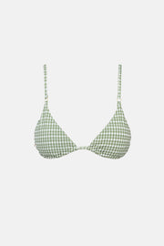 RHYTHM Lola Check Sliding Tri Top-The Shop Laguna Beach