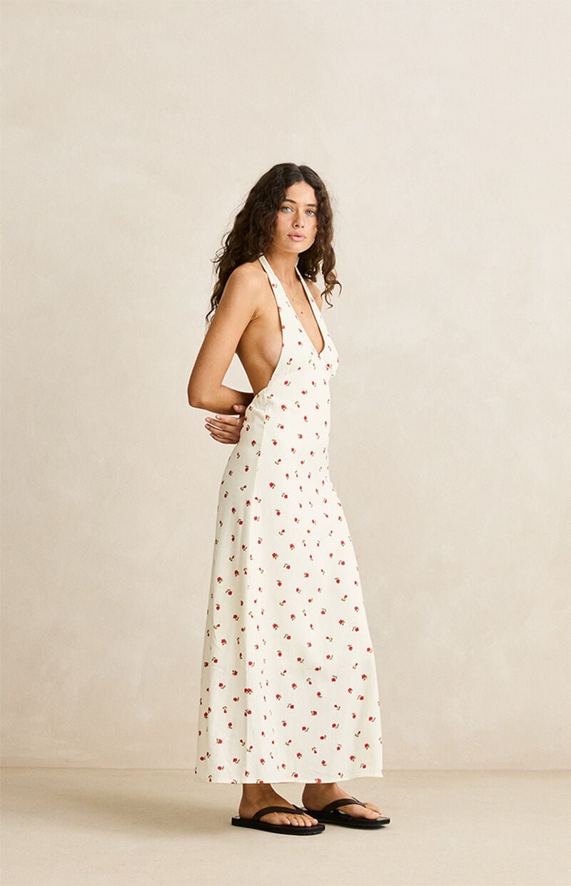 RHYTHM Mila Floral Halter Maxi Dress