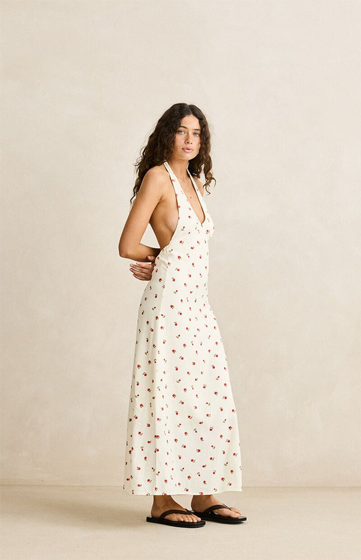 RHYTHM Mila Floral Halter Maxi Dress