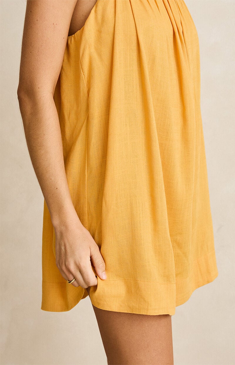 RHYTHM Essential Linen Mini Dress