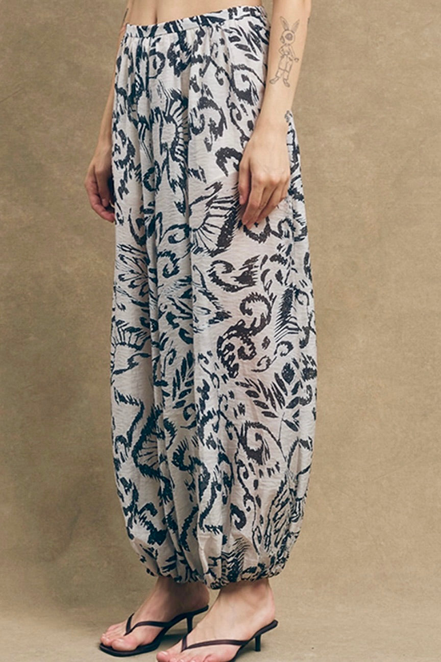 MAUDE CLUB Talia Balloon Pants-The Shop Laguna Beach