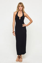 LSPACE La Femme Rib Halter Dress-The Shop Laguna Beach