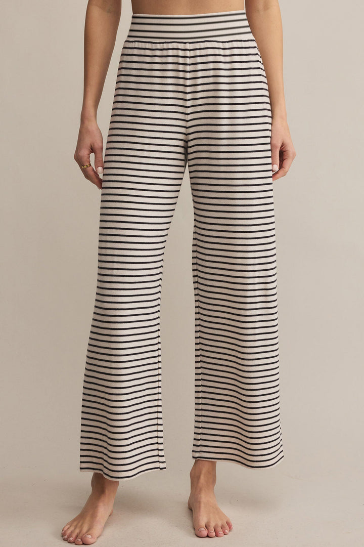 Z SUPPLY Luxe Stripe Knit Pant-The Shop Laguna Beach
