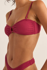 RHYTHM Isla Rib Ring Bandeau Top-The Shop Laguna Beach