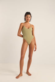 RHYTHM Cove Stripe Cross-Back One Piece-The Shop Laguna Beach