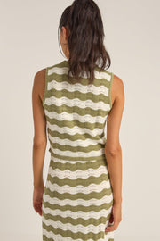 RHYTHM Carmen Stripe Knit Vest-The Shop Laguna Beach