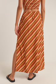 RHYTHM Chica Stripe Woven Maxi Skirt-The Shop Laguna Beach