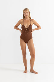 RHYTHM Sunset Tie-Front One Piece-The Shop Laguna Beach