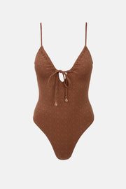 RHYTHM Sunset Tie-Front One Piece-The Shop Laguna Beach