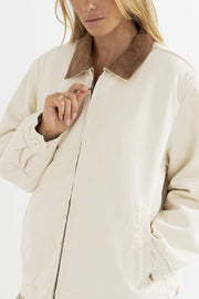 RHYTHM Jamie Sherpa-Lined Twill Jacket-The Shop Laguna Beach