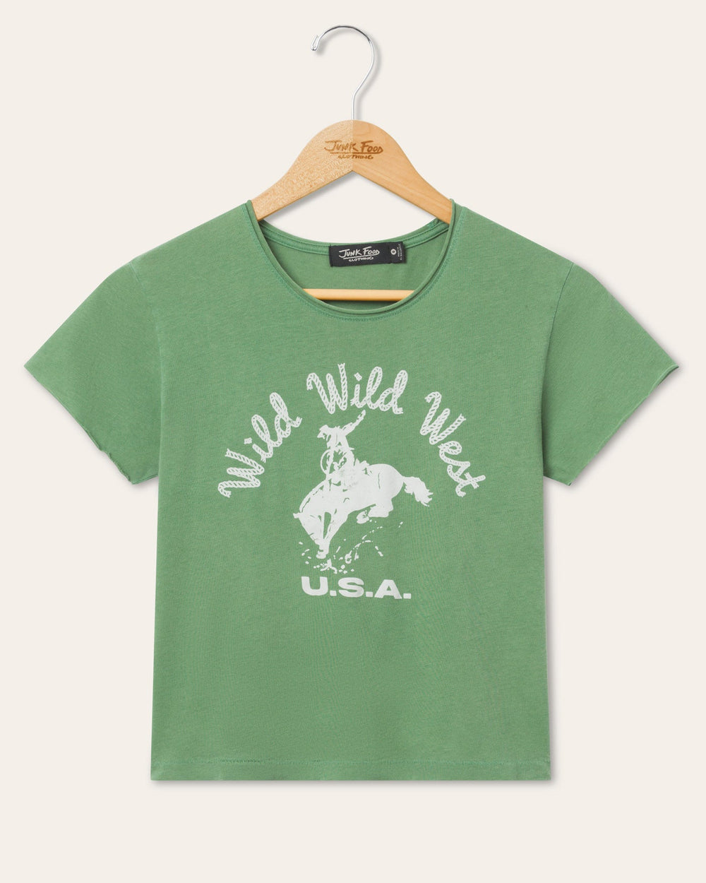 JUNK FOOD Wild West Vintage Baby Tee-The Shop Laguna Beach