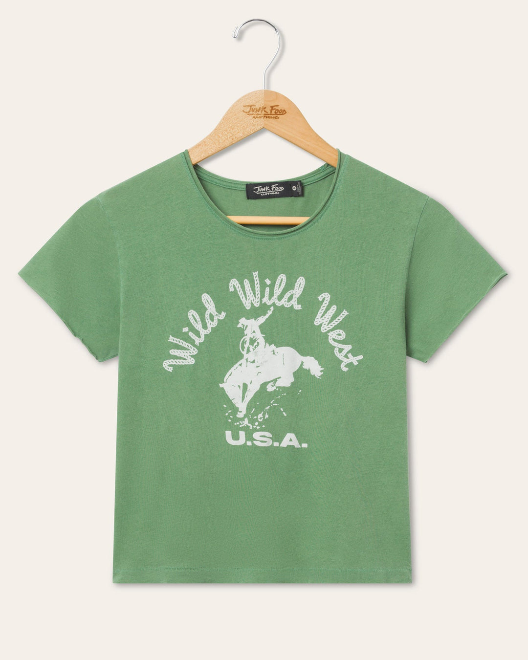 JUNK FOOD Wild West Vintage Baby Tee-The Shop Laguna Beach