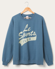 JUNK FOOD Le Sports Club Crew Fleece Sweatshirt