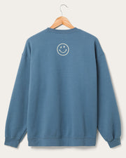 JUNK FOOD Le Sports Club Crew Fleece Sweatshirt