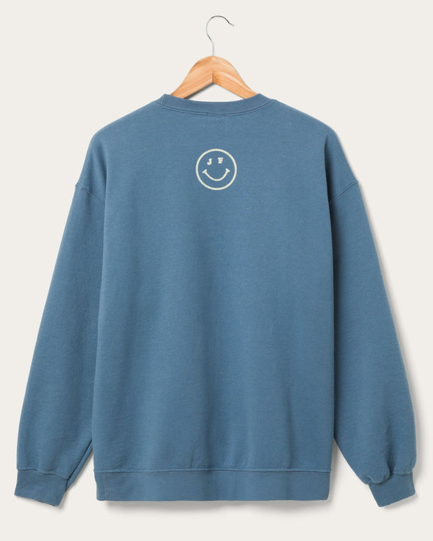 JUNK FOOD Le Sports Club Crew Fleece Sweatshirt