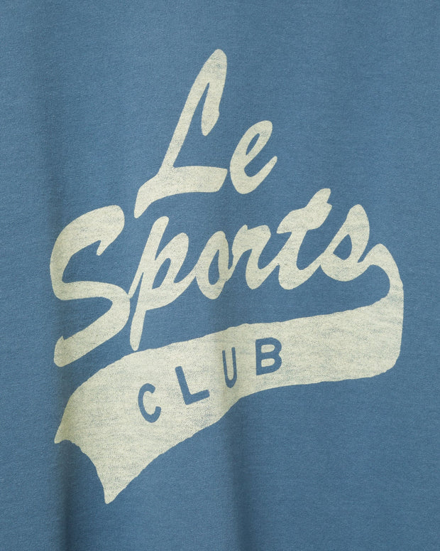 JUNK FOOD Le Sports Club Crew Fleece Sweatshirt