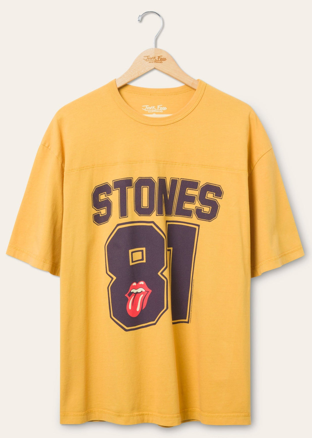 JUNK FOOD Rolling Stones '81 Hockey Tee-The Shop Laguna Beach