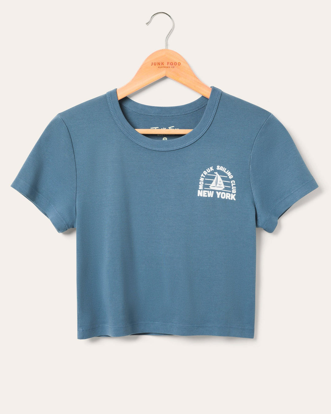 JUNK FOOD Montauk Sailing Baby Tee-The Shop Laguna Beach
