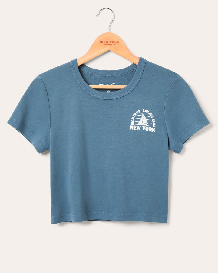JUNK FOOD Montauk Sailing Baby Tee-The Shop Laguna Beach