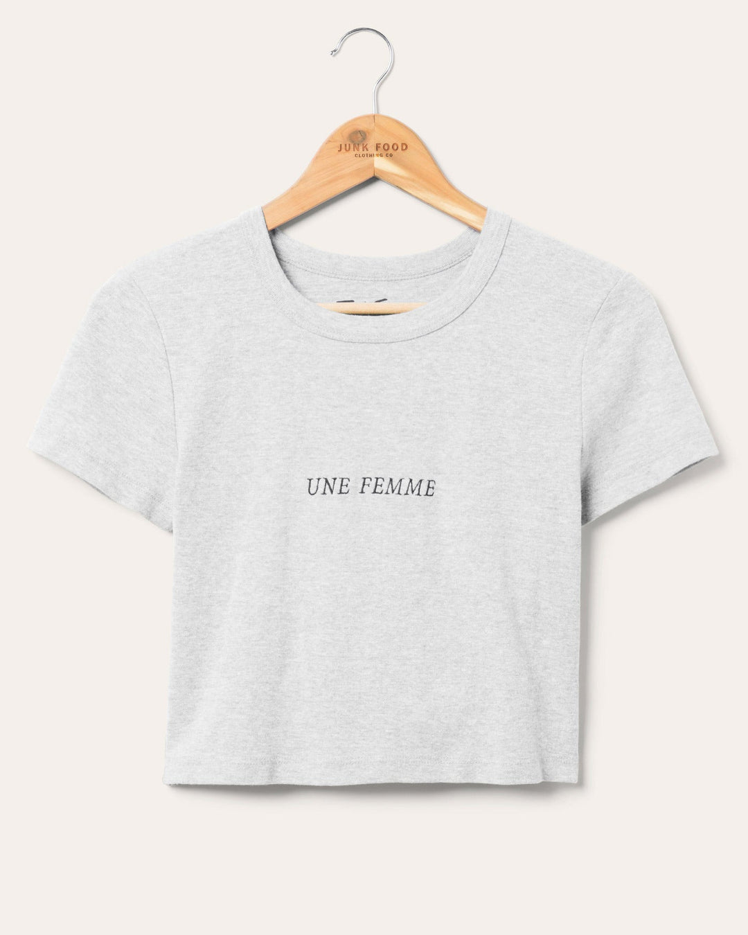 JUNK FOOD Une Femme Baby Tee-The Shop Laguna Beach